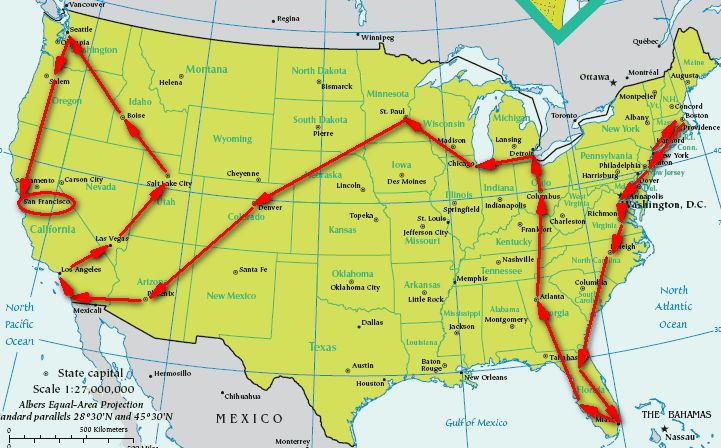 Tour Map 