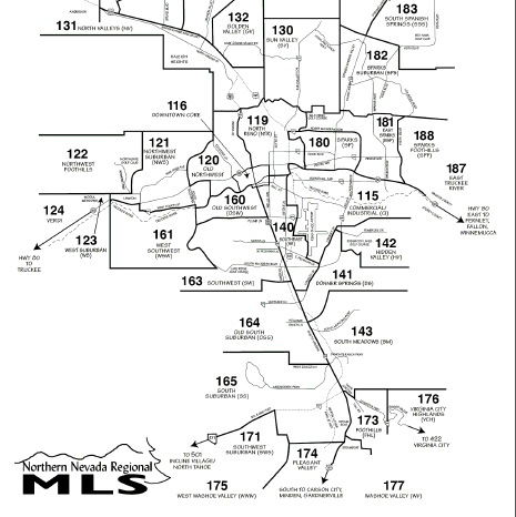 Which MLS areas of Reno and Sparks, Nevada saw the largest price ...