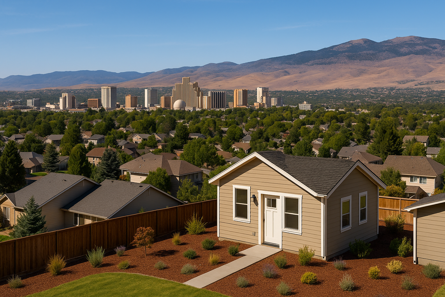 Reno’s Most ADU-Friendly Neighborhoods - image by Gemini AI